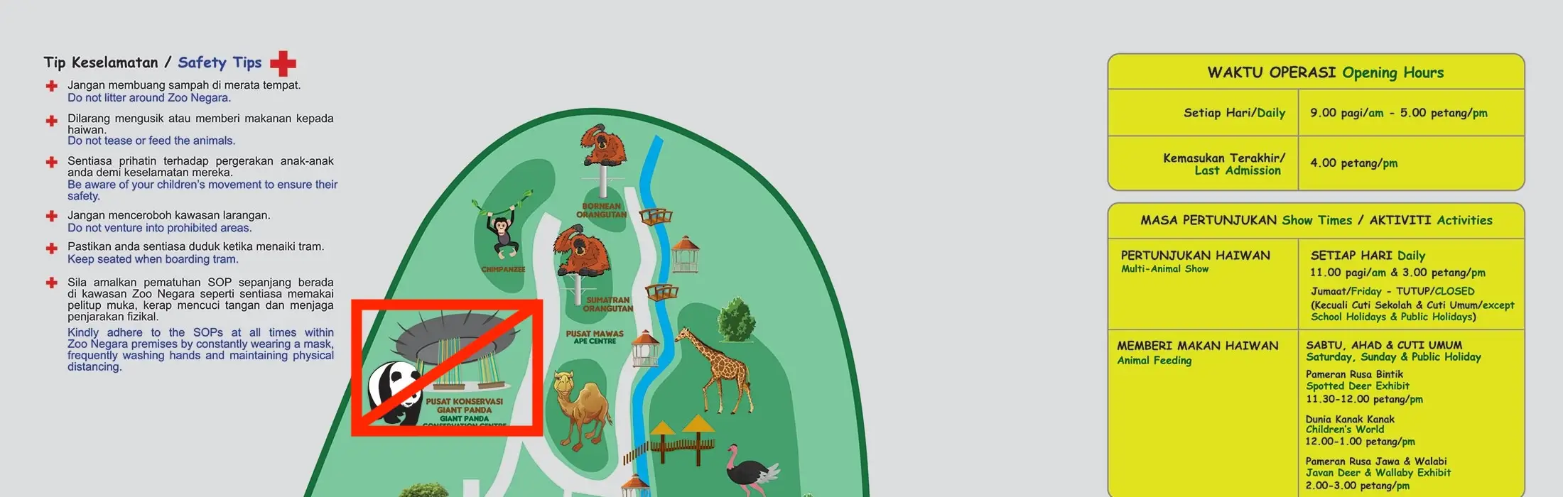 Top Zoo Negara Map